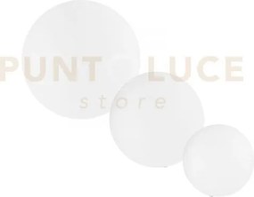 Lampada led ricaricabile geco sfera bianco in polietilene led 4w 24...