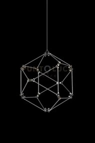 Lampada a sospensione singola lucciola, acciaio inossidabile led 30...