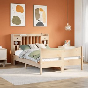 Giroletto Senza Materasso 160x200 Cm İn Legno Massello Di Pino /