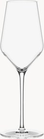 Set di 6 bicchieri da vino bianco in vetro soffiato Q1