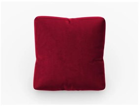Cuscino in velluto rosso per divano componibile Rome Velvet - Cosmopolitan Design