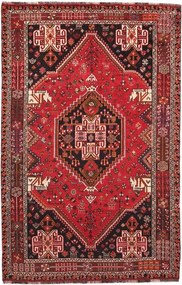 Shiraz Tappeto 280x180 Rosso (Iran) Annodato A Mano