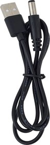 Tubo a bolle nero 30 cm con LED RGB - Dweller