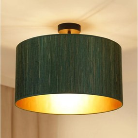 Brilagi - Lampadario a plafone BOSTON ROLLER 1xE27/15W/230V diametro 45 cm verde/oro