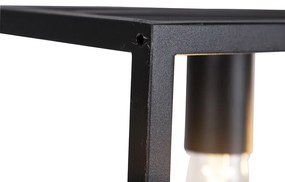 Lampada a sospensione industriale nera - Cage 4