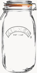 Set di 4 barattoli con coperchio a chiusura ermetica Kilner