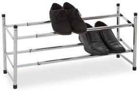 Scarpiera argentata in metallo allungabile – Premier Housewares