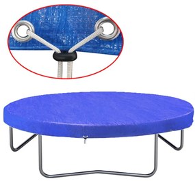 Telo di Copertura per Trampolino Elastico in PE 90 g/m², 300 cm