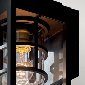 Kichler KL-HONE-M-BKT - Applique da esterno HONE M 1xE27/60W/230V IP44