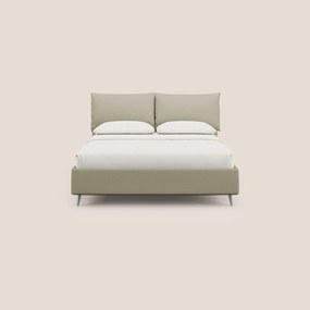 Elsa letto imbottito con vano contenitore in tessuto smacchiabile T05