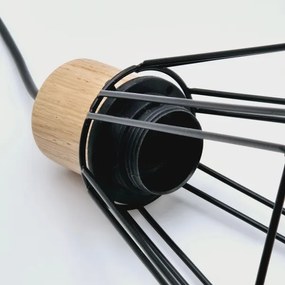 Brilagi - Lampadario a sospensione con filo WOODY BASKET 1xE27/60W/230V quercia