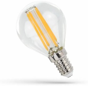 Lampadina LED E14 Filamento 4W 500lm Colore  Bianco Caldo 2.700K