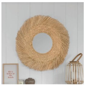 Atmosphera - Specchio da parete AEL diametro 80 cm canna