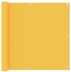 Paravento Da Balcone Giallo 90x500 Cm İn Tessuto Oxford /