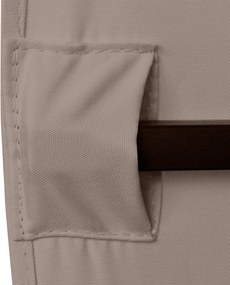Tetto di Ricambio per Gazebo 3x3m con Prese d'Aria e Fori di Drenaggio 298x295 cm in Poliestere Beige...