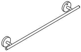 GROHE 41166000 - Barra porta asciugamani 522 mm cromo lucido