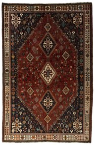 Shiraz Tappeto persiano 180 x 270 Rosso (Iran) Annodato A Mano