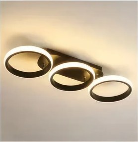 Plafoniera LED dimmerabile LED/30W/230V 3000-6500K nero Wi-Fi Tuya + telecomando