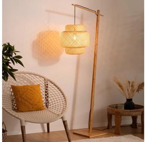 Atmosphera - Lampada con piedistallo LIBY 1xE27/40W/230V bambù