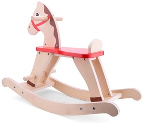 Cavallo a dondolo in legno - natural