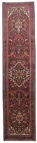 Heriz Tappeto 80 x 340 Rosso (Iran) Annodato A Mano