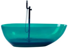 Vasca da bagno blu e verde 169 x 78 cm BLANCARENA Beliani