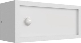 Applique con Sensore Movimento E27 IP65 FLUTE per esterno - Bianca