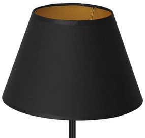 Lampada da tavolo ARDEN 1xE27/60W/230V d. 30 cm nero/oro