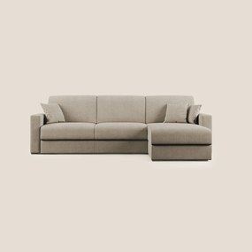 Best Divano letto angolare in tessuto impermeabile T02 beige