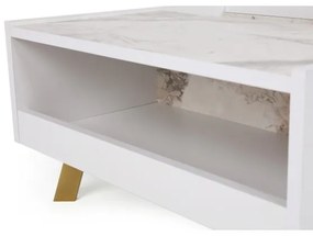 Tavolino FRIDA 63x90 cm bianco