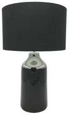Lampada da tavolo DKD Home Decor Nero Multicolore Argentato Metallo Gres 50 W 220 V 32 x 32 x 52 cm