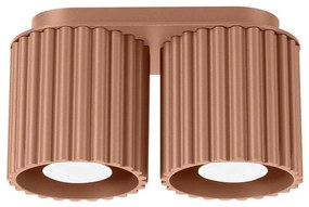 Sollux SL.1805 - Faretto AURA 2xGU10/10W/230V marrone