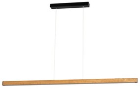 Lampadario LED boho Lampadario LED boho nero, luce calda nero Ø5cm, luce calda 1500 lumen, SPOT-LIGHT