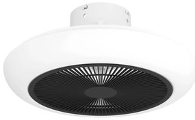 Ventilatore da soffitto Sayulita nero, Ø 45.5 cm, CCT, dimmerabile, EGLO IP20
