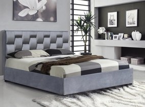 Letto Annabel imbottito in velluto - 160 x 200 cm