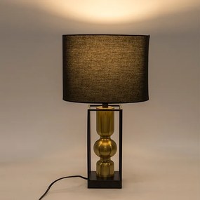 Lampada da tavolo 1xE27/40W/230V nero/oro