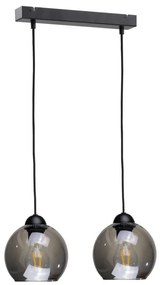 Lampadario su corda UNO 2xE27/60W/230V nero