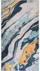 Tappeto giallo e blu lavabile 80x150 cm Colors of Joy – Vitaus