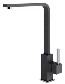 ALVEUS 1136742 - Rubinetto per lavello AFRA 32,3 cm granito/nero