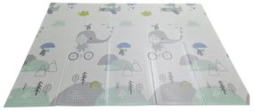PETITE&MARS - Tappetino da gioco pieghevole CAMPY ELEPHANT&CITY