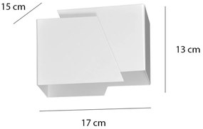 Applique FROST da parete Bianco o Nero