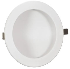 Faro LED da incasso Rotondo Luce INDIRETTA 20W Foro Ø155mm Colore Bianco Caldo 3.000K