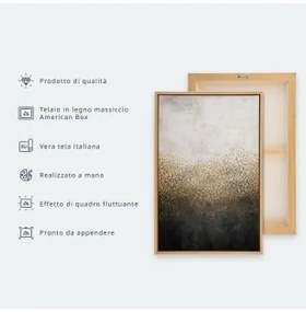 Quadro Magnolia Reflection (1 Part) Narrow In cornice di legno naturale 135x45