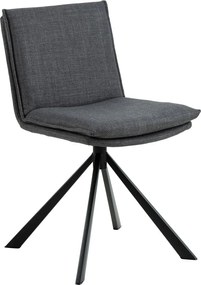 Sedia da pranzo grigio scuro Flynn - Actona