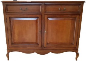 Credenza da 145 cm classica in legno  noce lucido