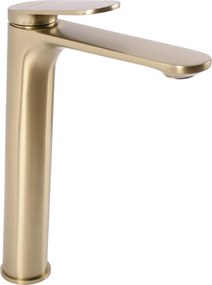 Rubinetto da lavabo Rea Marco Brush Gold high