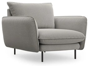 Poltrona grigio chiaro Vienna - Cosmopolitan Design