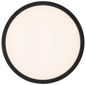 Rabalux 71098 - Plafoniera LED GONZALO LED/36W/230V diametro 50 cm nero