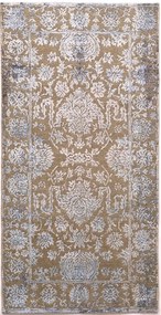 Neo Tappeto orientale 140 x 70 Nero (Indian) Annodato A Mano