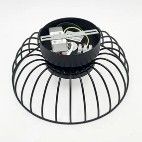 Plafoniera a soffitto BETSY LED/12W/230V Ø 25 cm nera